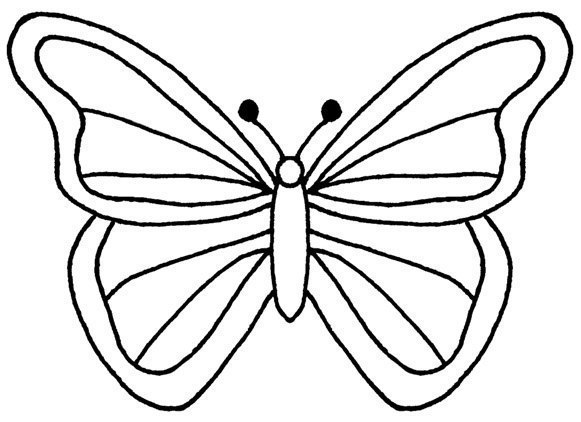 Схема для панно бабочки