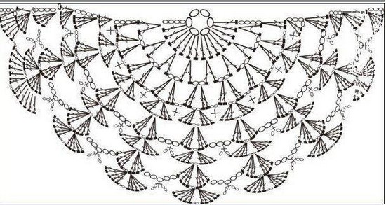 Схема вязания клатча