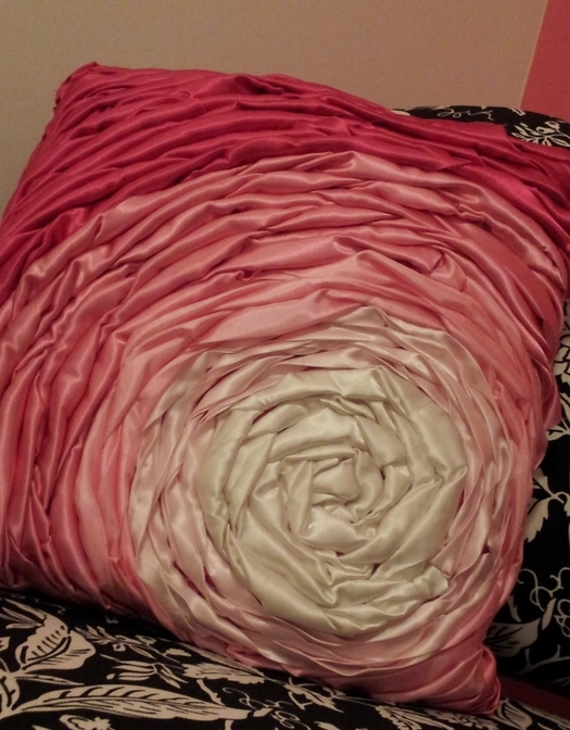 подушка роза